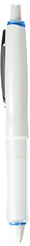 Pilot Dr. Grip Pure White Dual Layer Grip Ballpoint Pen - 0.7 mm - Soft Blue Accent Body (BDGPW80F-SL)