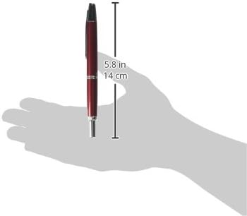 PILOT Fountain Pen Capless Decimo, Red Body, F-Nib, alternate view