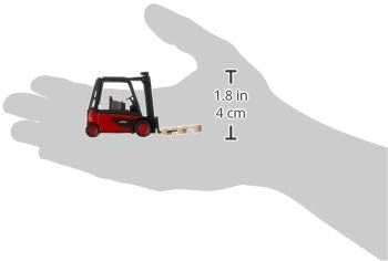 Siku 1311, Forklift, Metal/Plastic, Red/Black, Incl. 1 Pallet, Movable Fork