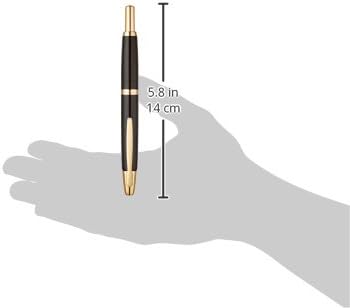 PILOT Fountain Pen Capless, M-Nib, Black Body (FC-15SR-B-M)