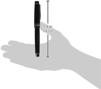 PILOT Fountain Pen Custom Heritage 912, Black Body, FA-Nib (FKVH-2MR-B-FA)