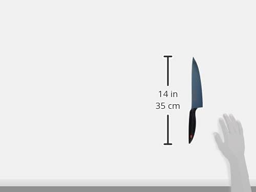 Sumikama Kasumi 22020/B Kasumi Knife, Titanium Coating, Sword-Shaped Knife, 7.9 inches (20 cm), Blue, Rust Resistant, Made in Japan, Seki City, Gifu Prefecture
