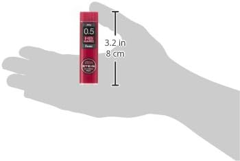 Pentel Mechanical Pencil Lead, Ain Stein, 0.5mm, HB Hard (C275-HB3)