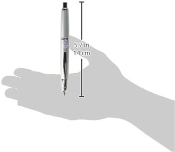 PILOT Capless (special alloy nib) / Silver [nib : Fine] front view