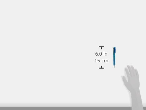 ZEBRA Clip-On G Series 4 Color Ballpoint Multi Pen - 0.7 mm - Light Blue Body (B4A3-LB)