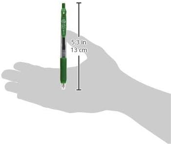 ZEBRA Sarasa Clip 0.5 mm Gel Pink Pen, Viridian (JJ15-VIR)