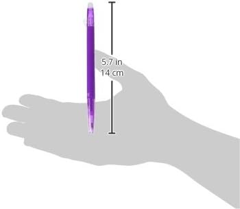 PILOT Frixion Ball Slim 038 Ballpoint Pen, Purple (LFBS-18UFPU)
