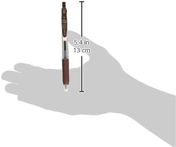 ZEBRA Sarasa Clip Pen 0.4 mm, Brown (JJS15-E)