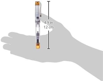 PILOT Prera Iro-Ai Medium-Nib Transparent Orange Body Fountain Pen (FPRN-350R-TOM), alternate view