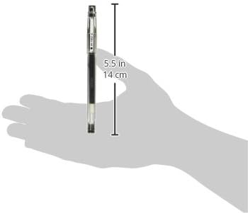PILOT Gel Ballpoint Pen, Hi-Tec-C 04, Fine, Black (LH-20C4-B)