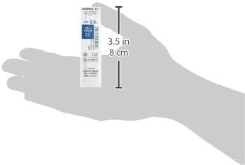 ZEBRA Gel Ballpoint Pen Refill, Sharbo JSB-0.4 Lead, Blue Black, 10 Count BRJSB4FB