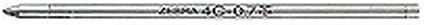 ZEBRA 0.7mm Black Oil-based Ink Refill (BR-8A-4C-BK), for ZEBRA Multi Function Pen Shabo X Ballpoint Pen, ?� 5 Pack/total 5 pcs (Japan Import)