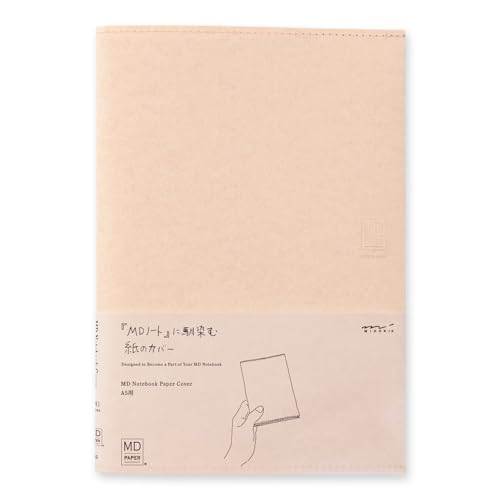 [Midori] MD series notebook jacket A5 H220~W310mm made of light and stout paper