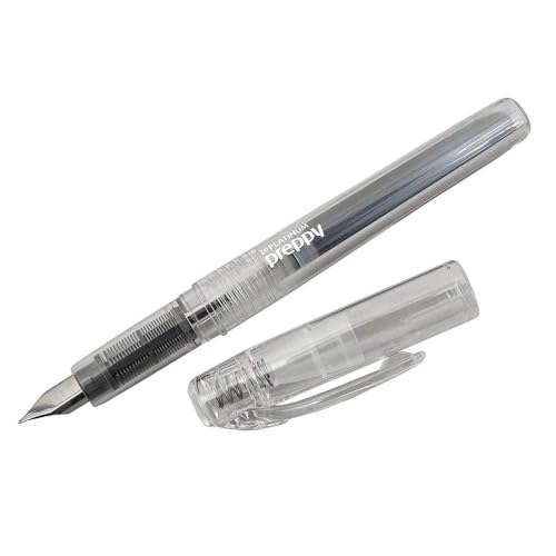 Platinum Fountain Pen, Preppy, Extra Fine Nib, Black (PPQ-300-#1)