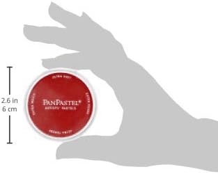 PanPastel Artist Pastels by GOLDEN, Permanent Red Shade, 2.44??� / 62mm Pan Diameter, Professional Artist Pastels, Unique Pan Format (cake-like)