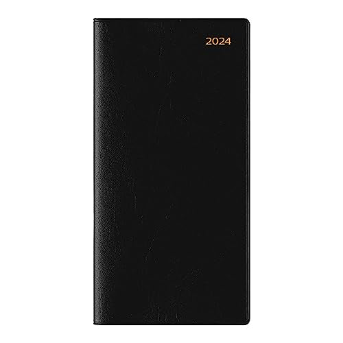 Midori PS-2 32923006 Business Diary Notebook, 2024, Slim, Weekly (Starts December 2023) (2 weeks open)