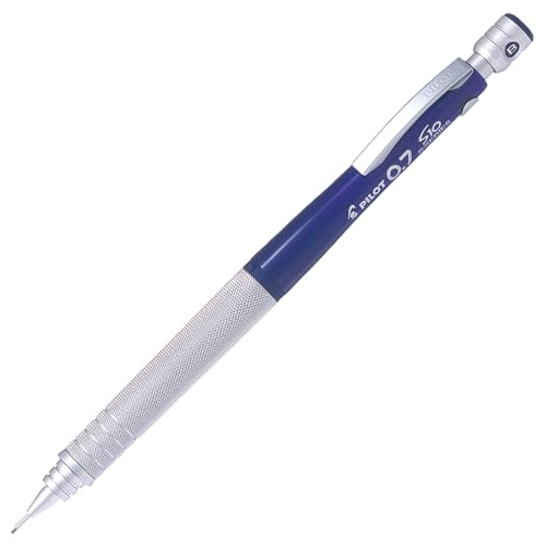 Pilot Mechanical Pencil S10, Transparent Blue Body, 0.7mm Lead (HPS-1SR-TL7)