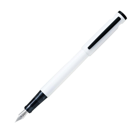 Pilot LIGHTIVE Fountain Pen, Live, Fine Point, F [Active White] Lightweight Body, Stylish, Simple FLT-2SR-AWF Flight Fountain Pen in PP Bag'