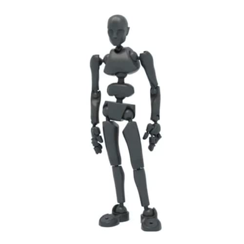 Stickybones - The Insanely Poseable Art & Animation Drawing Figure (Dark Grey, 8.5)