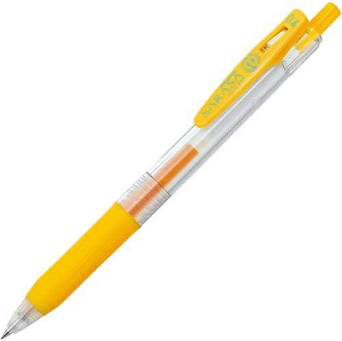 ZEBRA SARASA Clip 0.4mm [Yellow] x 5 pieces (Japan Import)