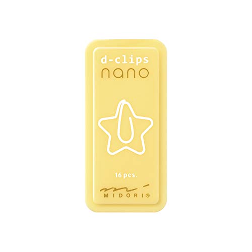 Midori 43384006 Clip Deep Clips Nano Star Pattern