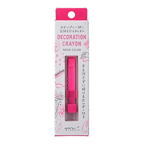 Midori Crayons Decorative Crayons Rainbow 38112006 (Pink)