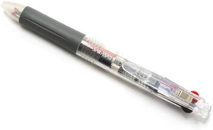 ZEBRA Sarasa 3 Color Gel Ink Multi Pen - 0.5 mm - Clear Body