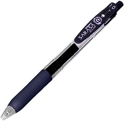 ZEBRA Sarasa Clip Pen 1.0 mm, Blue/Black (JJE15-FB)