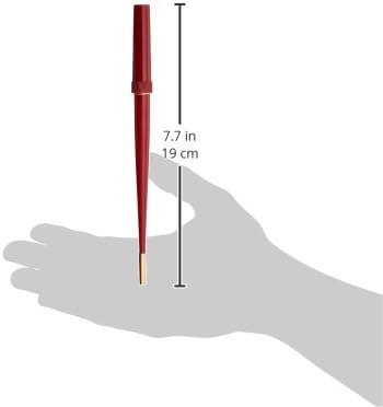 PLATINUM Fountain Brush Pen, Red Body (1000ANPack#10)