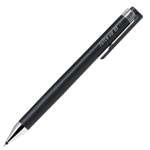 Pilot Knock Gel Ink Extra Fine Ballpoint Pen, Juice Up 03, Black (LJP-20S3-B)