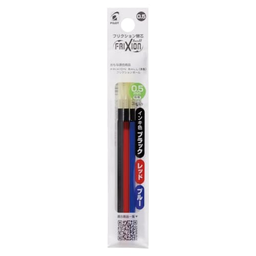 Pilot Frixion Ball Multicolor Ballpoint Pen, Slim 3 Colors Dedicated Ink Pen Refill 0.5 mm LFBTRF30EF3 å¡C Set of 2