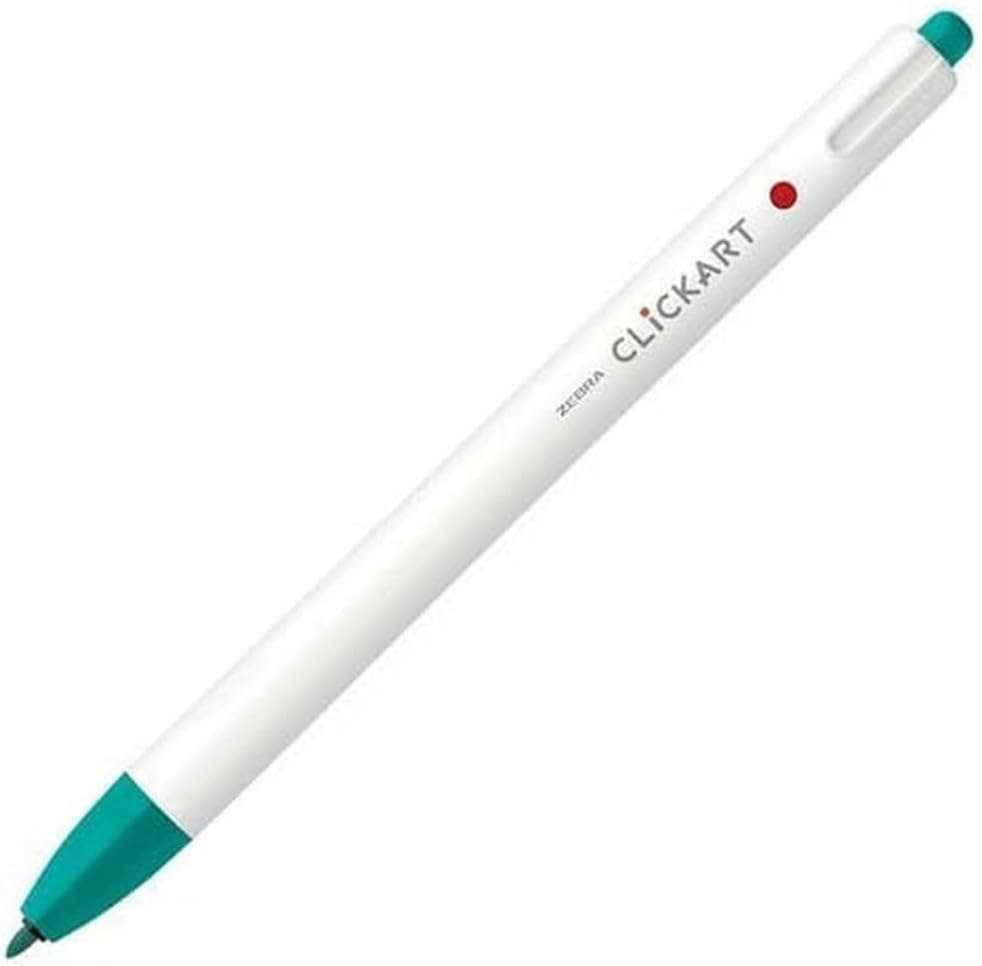 ZEBRA Knock Felt Pen, CLICKART, blue-green