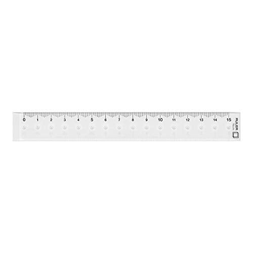 Designphil Midori Metric CL Ruler 15cm Clear (42231006)