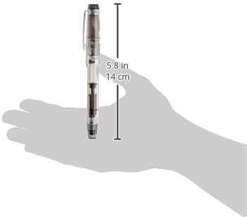 PILOT Fountain Pen Custom Heritage 92, Clear Body, F-Nib (FKVH-15SRS-NC-F)
