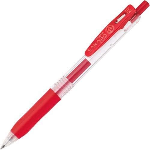 ZEBRA SARASA Clip 0.3mm [Red] x 5 pieces (Japan Import)