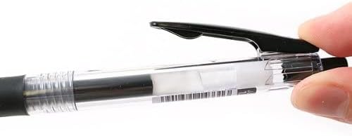 ZEBRA Sarasa Push Clip Gel Ink Pen - 1.0 mm - Black