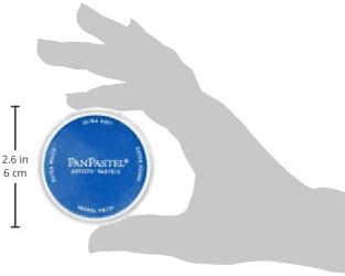 PanPastel Artist Pastels by GOLDEN, Ultramarine Blue Shade, 2.44??� / 62mm Pan Diameter, Professional Artist Pastels, Unique Pan Format (cake-like)