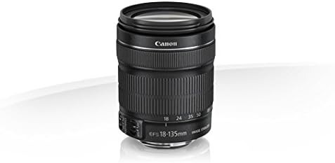 Canon EF-S 18-135mm f/3.5-5.6 is STM Lens in White Box, with 1-Year Canon USA Warranty