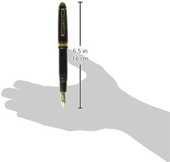 Platinum Fountain Pen President #1 Black and Gold- PTB20000P-Nib: B, detail image