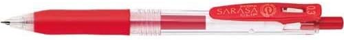 ZEBRA SARASA Clip 0.3mm [Red] x 10 pieces (Japan Import)