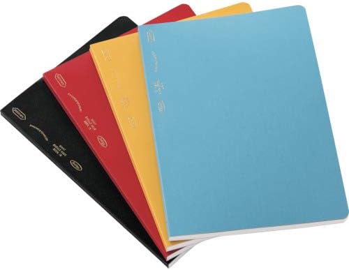 STALOGY 365 Days Notebook A5 – Squared Grid, Red Cover (S4105)