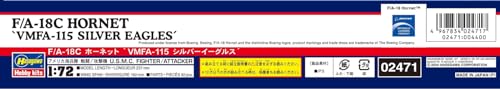 ハセガワ(Hasegawa) Hasegawa 02471 1/72 US F/A-18C Hornet VMFA-115 Silver Eagles Plastic Model