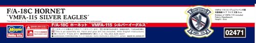 ハセガワ(Hasegawa) Hasegawa 02471 1/72 US F/A-18C Hornet VMFA-115 Silver Eagles Plastic Model