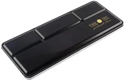 Finetec Empty Metal Half-Pan Tin Set, 12-Pan Set