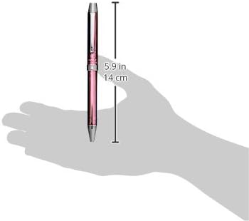 PILOT 2 +1 EVOLT 2 Color 0.7 mm Ballpoint Multi Pen 0.5 mm Mechanical Pencil, Pink Body