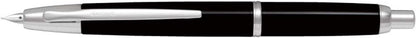 PILOT Fountain Pen Capless Decimo, Black Body, EF-Nib (FCT-15SR-B-EF), main image