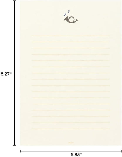 Midori 20465006 Stationery Paper, Blue