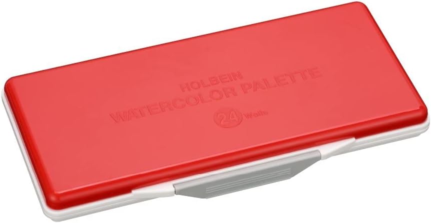 HOLBEIN 210191 Watercolor Palette with Removable Small Rooms, 24 Compartments (26 Petri Dishes, 4 Large)