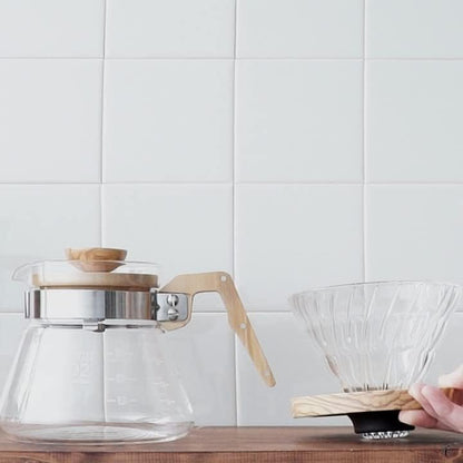 Hario V60 Olive Wood Coffee Server, 600ml