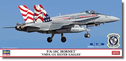 ハセガワ(Hasegawa) Hasegawa 02471 1/72 US F/A-18C Hornet VMFA-115 Silver Eagles Plastic Model